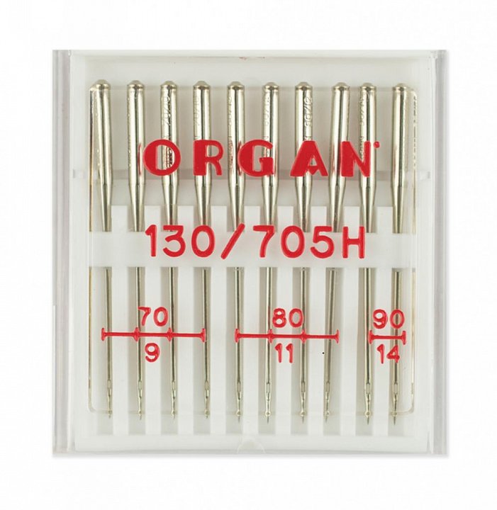 Иглы Organ универсальные, №70-90, 10 шт.