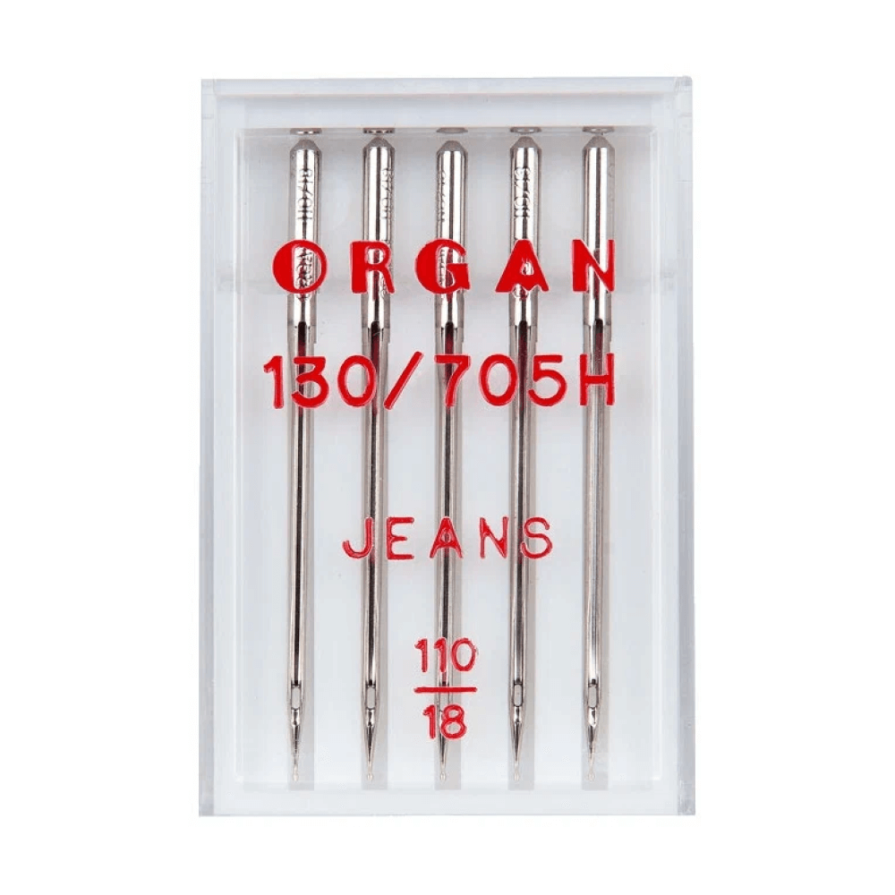 Иглы Organ джинс, №110, 5 шт.