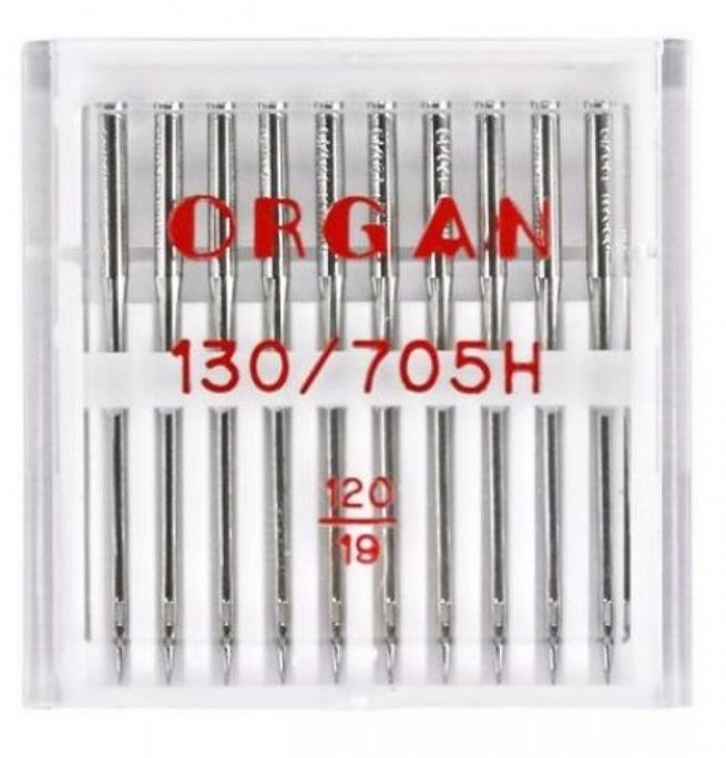 Иглы Organ универсальные, №120, 10 шт.