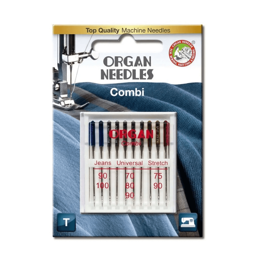 Иглы Organ Combi, №70-100, 10 шт.