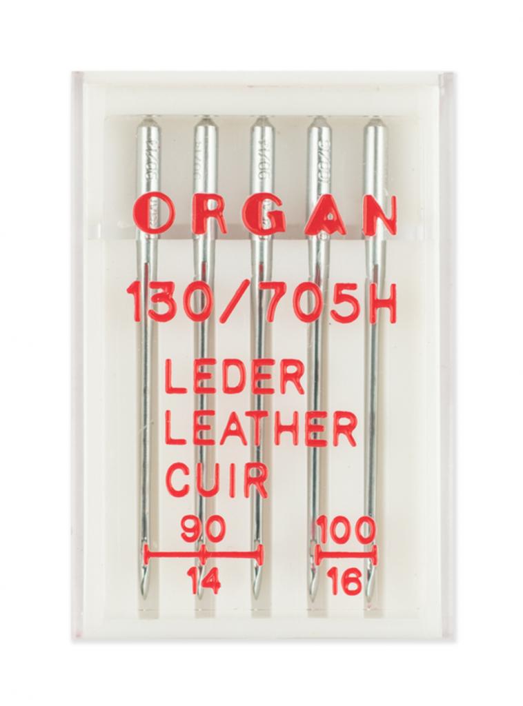 Иглы Organ для кожи, № 90-100, 5 шт.