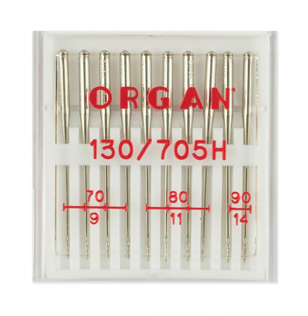 Иглы Organ универсальные, 130/705H, № 70-90