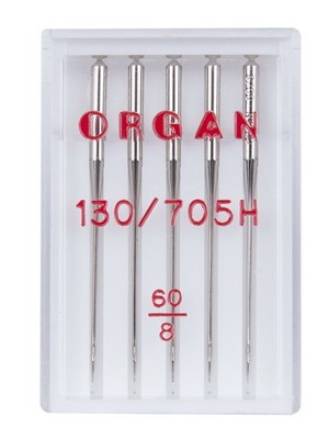Иглы Organ универсальные, №60, 5 шт.