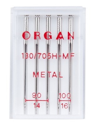 Иглы Organ для металлизированной нити METAL №90-100