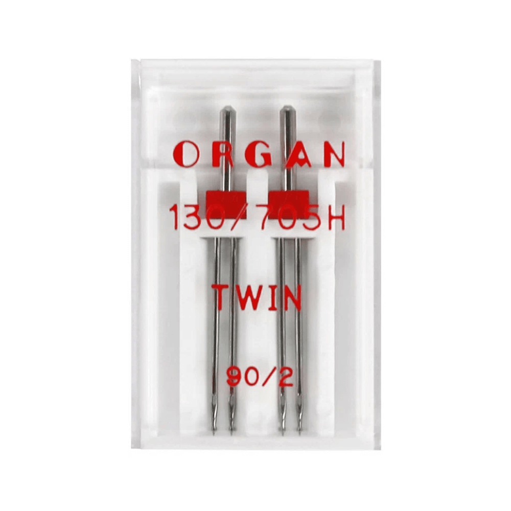 Иглы Organ двойные, №90/2, 2 шт.