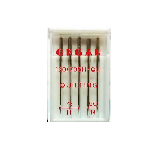 Иглы Organ квилтинг, №75-90, 5 шт.