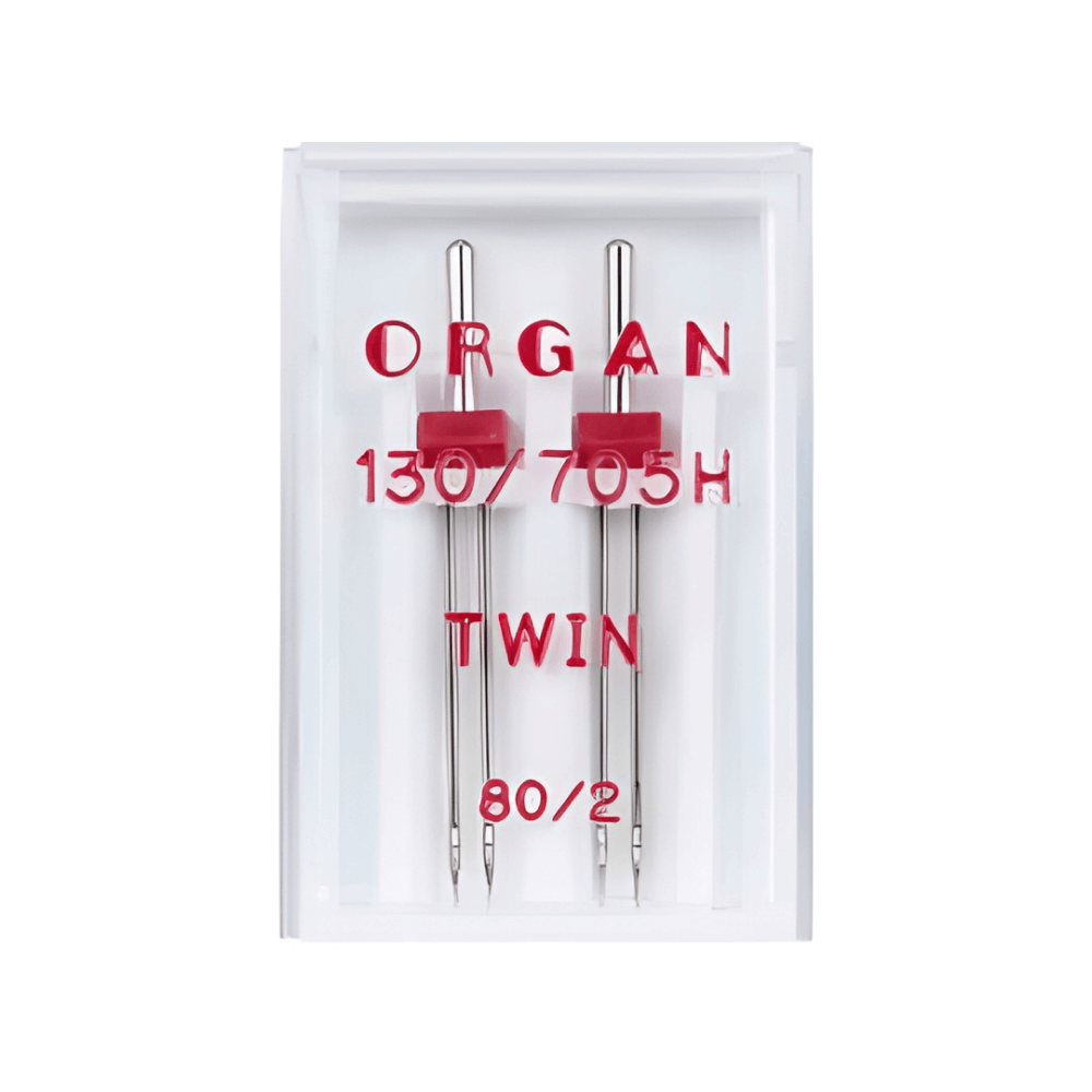 Иглы Organ двойные, №80/2, 2 шт.