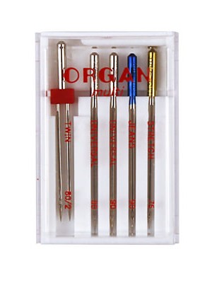 Иглы Organ Multi Box, №75-90, 5 шт.