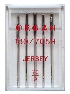 Иглы Organ джерси, №70, 5 шт.
